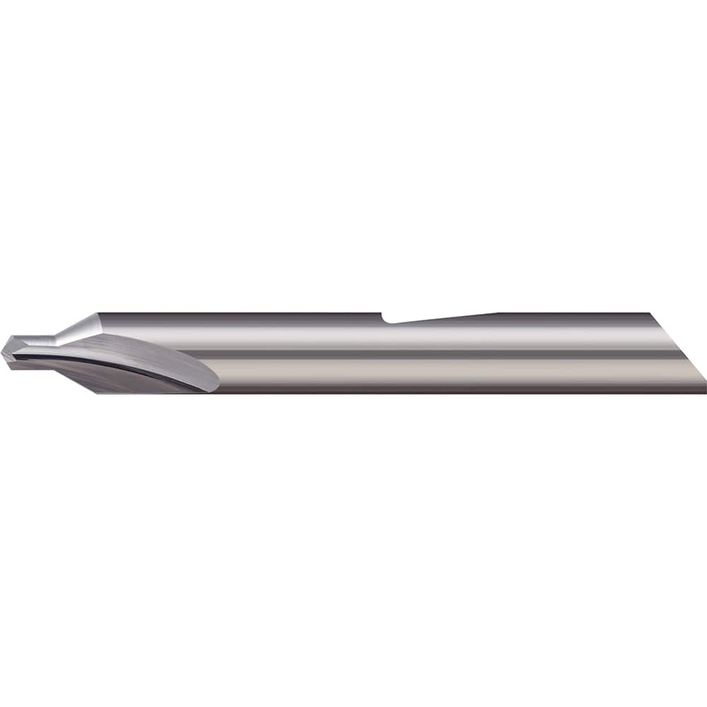 Micro 100 - #0 60° 3/16" Body Diam Solid Carbide Combo Drill & Countersink - Exact Industrial Supply