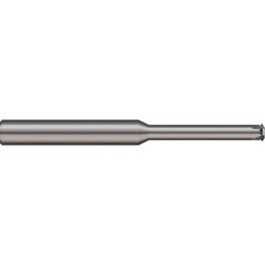 Single Profile Thread Mill: 5/16-14 to 5/16-48, 14 to 48 TPI, Internal & External, 4 Flutes, Solid Carbide 1/4″ Shank Dia, 2.5″ OAL, Bright/Uncoated