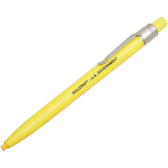 Ability One - Pens & Pencils; Type: Wax Pencil ; Color: Yellow ; Tip Type: 3MM - Exact Industrial Supply