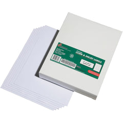 Ability One - Labels, Ribbons & Tapes; Type: Address Labels ; Color: White ; For Use With: Laser & Inkjet Printers ; Width (Inch): 1 ; Length (Inch): 2-5/8 ; Number of Labels: 7500 - Exact Industrial Supply