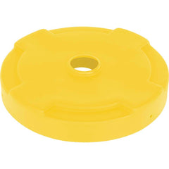 Vestil - Trash Can & Recycling Container Lids; Lid Shape: Round ; Container Shape: Round ; Container Size Compatibility (Gal.): 55 ; Color/Finish: Yellow ; Color: Yellow ; For Use With: 55 gal. Steel Drum