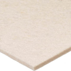 USA Sealing - 120 x 36 x 1/8" White Pressed Wool Felt Sheet - Caliber Tooling