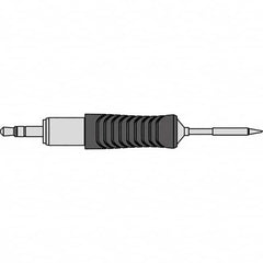 Weller - Soldering Iron Tips; Type: Bevel Tip ; For Use With: T0052922699 ; Tip Diameter: 0.400 (Inch); Tip Diameter: 0.400 (mm) - Exact Industrial Supply