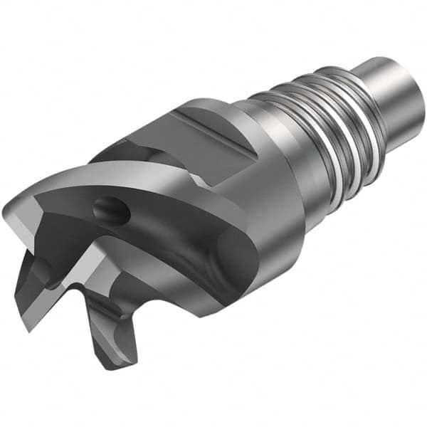 Sandvik Coromant - 10mm Mill Diam, 6mm LOC, 6mm OAL, 4 Flute Square End Mill Head - Caliber Tooling