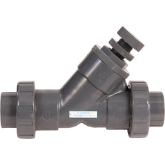 Hayward - Check Valves; Design: In-line; True Union Ball Check; Spring Check ; Tube Outside Diameter (mm): 12.700 ; Pipe Size (Inch): 1/2 ; Tube Outside Diameter (Inch): 1/2 ; End Connections: Threaded ; Material: PVC - Exact Industrial Supply