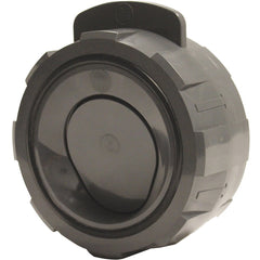 Hayward - Check Valves; Design: In-line; Wafer Check Valve ; Tube Outside Diameter (mm): 63.500 ; Pipe Size (Inch): 2-1/2 ; Tube Outside Diameter (Inch): 2-1/2 ; End Connections: Flanged ; Material: PVC - Exact Industrial Supply