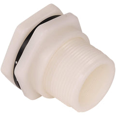 Hayward - Plastic Pipe Fittings; Type: Bulkhead Fitting ; Fitting Size: 6 (Inch); End Connections: FNPT x FNPT ; Material: Polypropylene ; Schedule: 80 ; Maximum Pressure (psi): 150.00 - Exact Industrial Supply