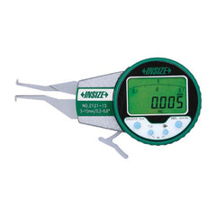 Insize USA LLC - Electronic Caliper Gages; Type: Internal ; Minimum Measurement (Inch): 0.2000 ; Minimum Measurement (mm): 5.00 ; Minimum Measurement (Decimal Inch): 0.2000 ; Maximum Measurement (Inch): 0.6000 ; Maximum Measurement (Decimal Inch): 0.6000 - Exact Industrial Supply