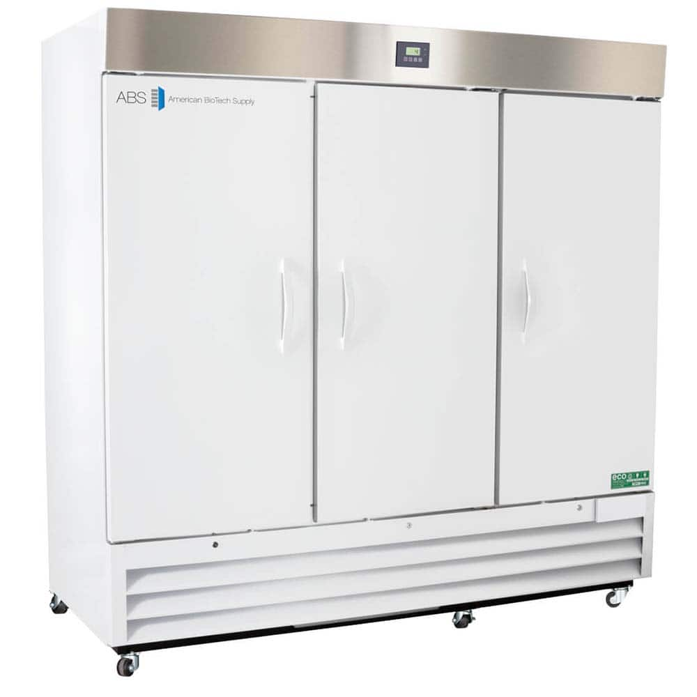 American BioTech Supply - Laboratory Refrigerators and Freezers; Type: Laboratory Refrigerator ; Volume Capacity: 72 Cu. Ft. ; Minimum Temperature (C): 1.00 ; Maximum Temperature (C): 10.00 ; Width (Inch): 81 ; Depth (Inch): 34 - Exact Industrial Supply