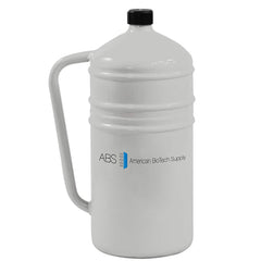 American BioTech Supply - Drums & Tanks; Product Type: Liquid Dewar ; Volume Capacity Range: Smaller than 20 Gal. ; Material Family: Aluminum ; Height (Inch): 24-1/2 ; Diameter/Width (Decimal Inch): 7.2990 ; Diameter/Width (Inch): 14-1/2 - Exact Industrial Supply