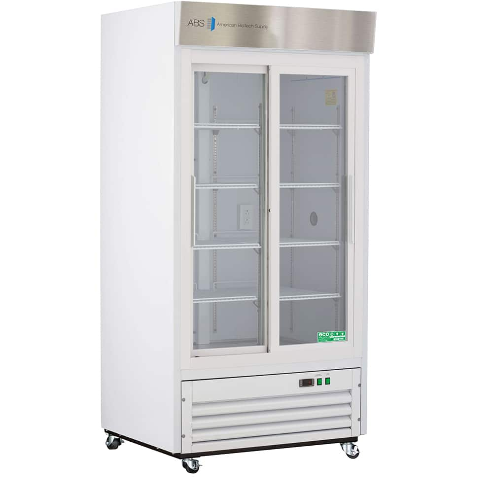 American BioTech Supply - Laboratory Refrigerators and Freezers; Type: Chromatography Refrigerator ; Volume Capacity: 33 Cu. Ft. ; Minimum Temperature (C): 1.00 ; Maximum Temperature (C): 10.00 ; Width (Inch): 44-3/8 ; Depth (Inch): 33-1/4 - Exact Industrial Supply