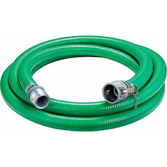 JGB Enterprises - Liquid Suction & Discharge Hose; Inside Diameter (Inch): 2 ; Length (Feet): 20 ; Material: PVC ; Working Pressure (psi): 50.000 ; Vacuum Rating: 29 In. Hg ; Color: Green - Exact Industrial Supply