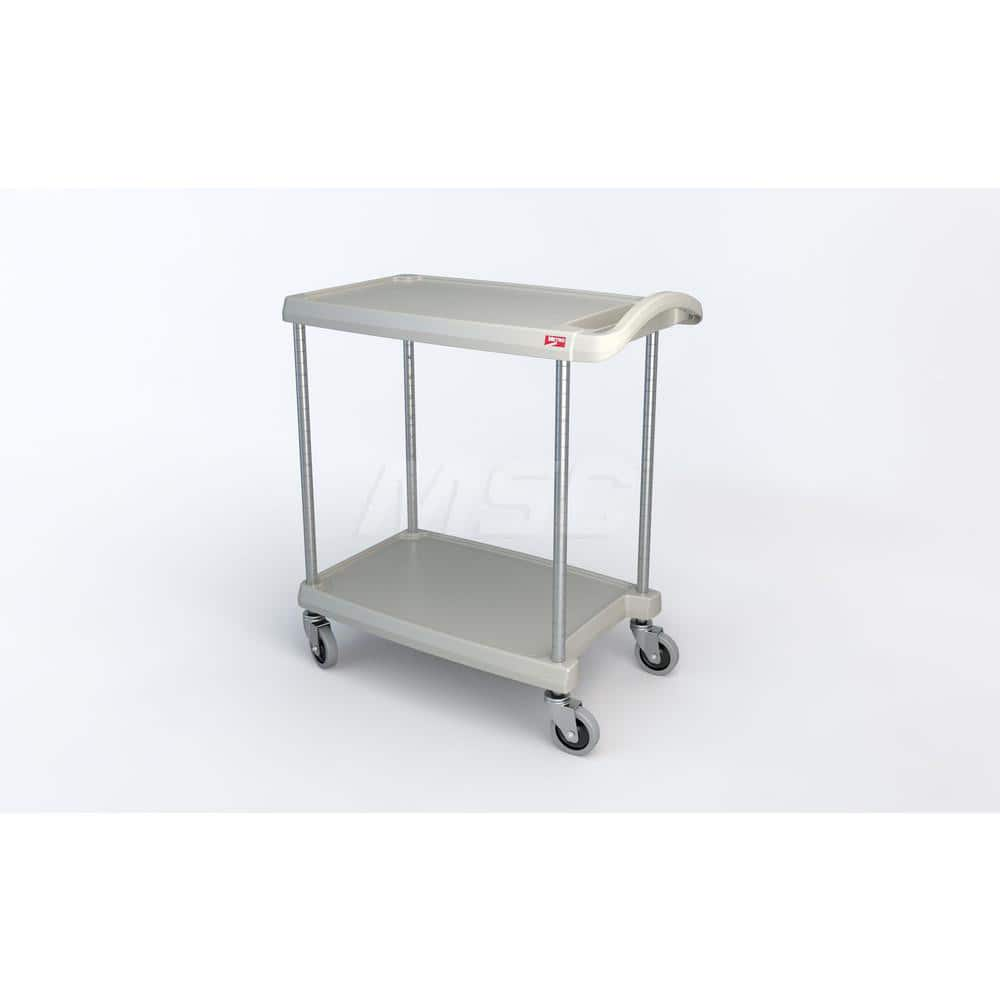 Metro - Carts; Type: Utility ; Load Capacity (Lb.): 300.000 ; Number of Shelves: 2 ; Width (Inch): 18-5/16 ; Length (Inch): 31-1/2 ; Height (Inch): 35-1/2 - Exact Industrial Supply