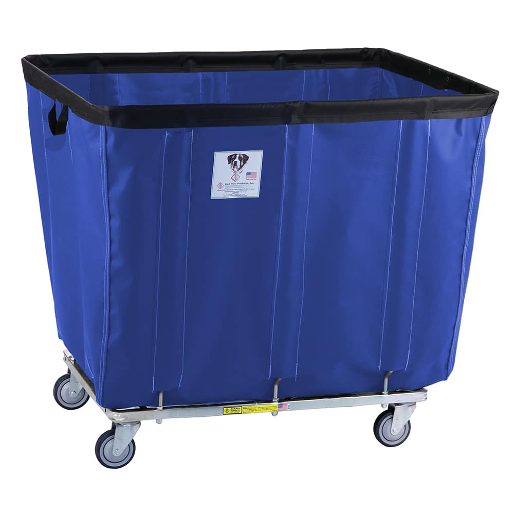 R&B Wire Products - 14 Bushel 800 Lb Heavy Duty 18 oz Vinyl Basket Truck - Exact Industrial Supply