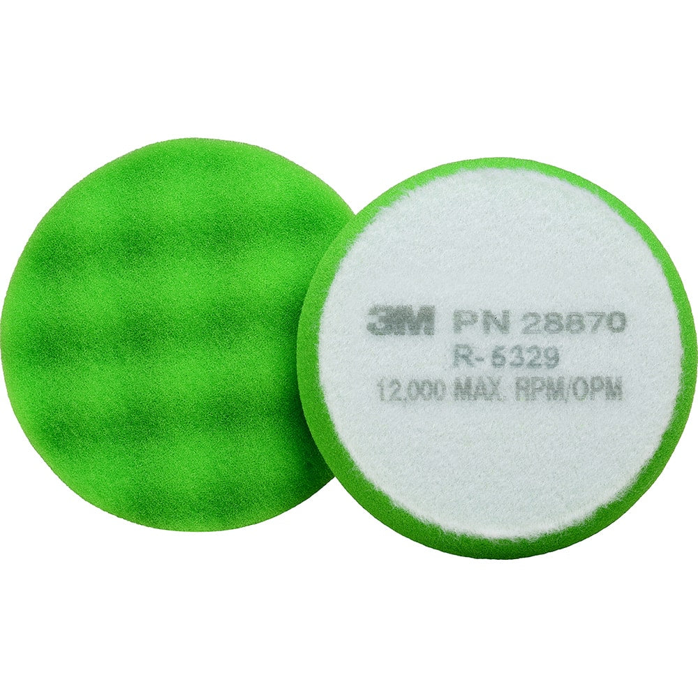 3M - Bonnets & Pads; Overall Diameter (Inch): 3-3/4 ; Product Type: Buffing Pad ; Bonnet/Pad Material: Foam ; Maximum RPM: 12000.000 - Exact Industrial Supply