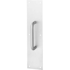 Rockwood - Door Pulls; Overall Length (Inch): 16 ; Finish/Coating: Satin Stainless Steel ; Grip Length: 4 (Inch) - Exact Industrial Supply