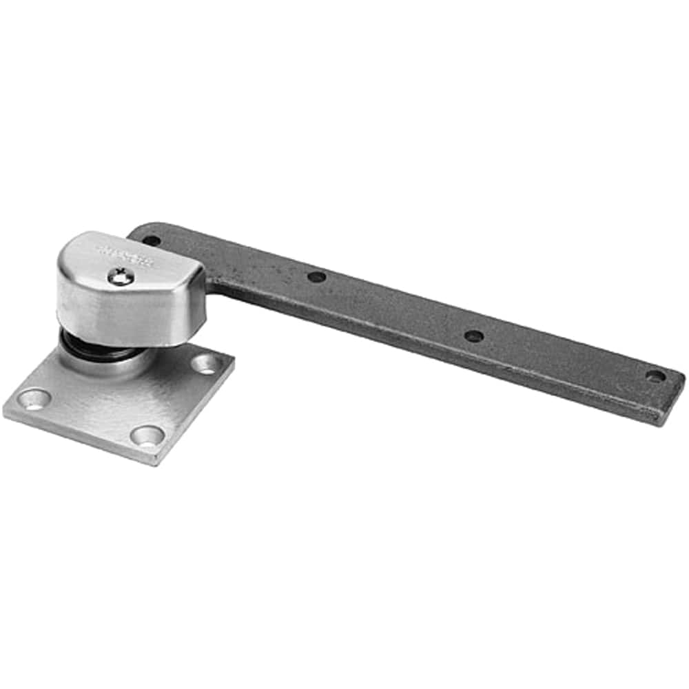 Rixson - Pivot Hinges; Finish/Coating: Oil Rubbed Bronze ; Material: Brass ; Type: Offset Hung Regular Standard-Duty Pivot ; Hand: Left Hand ; Leaf Height: 4-1/4 (Inch); Length (Inch): 9-5/8 - Exact Industrial Supply