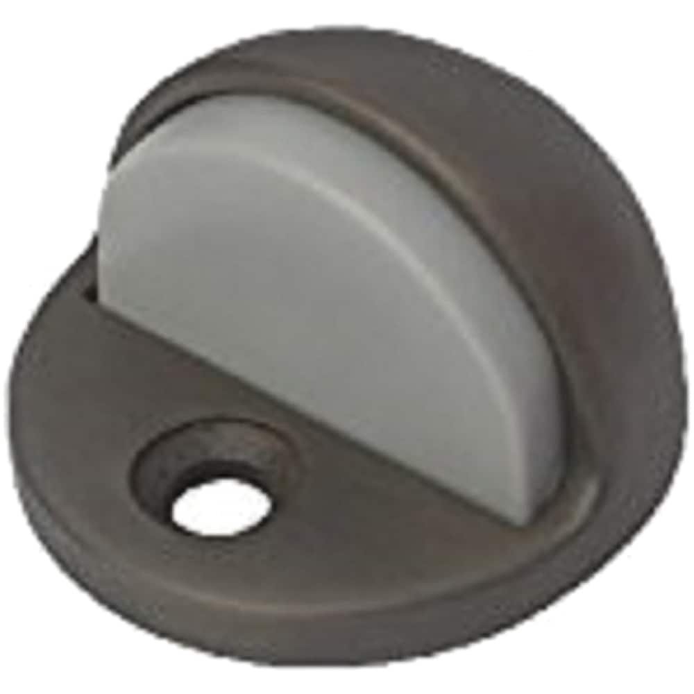 Rockwood - Stops; Type: Low Dome Stop ; Finish/Coating: Oxidized Satin Dark Bronze ; Projection: 2 (Inch); Mount Type: Floor - Exact Industrial Supply