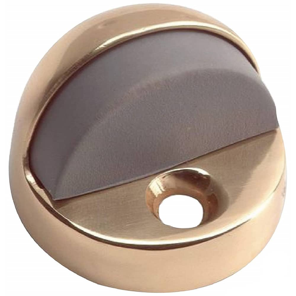 Rockwood - Stops; Type: Low Dome Stop ; Finish/Coating: Oxidized Satin Dark Bronze ; Projection: 2 (Inch); Mount Type: Floor - Exact Industrial Supply