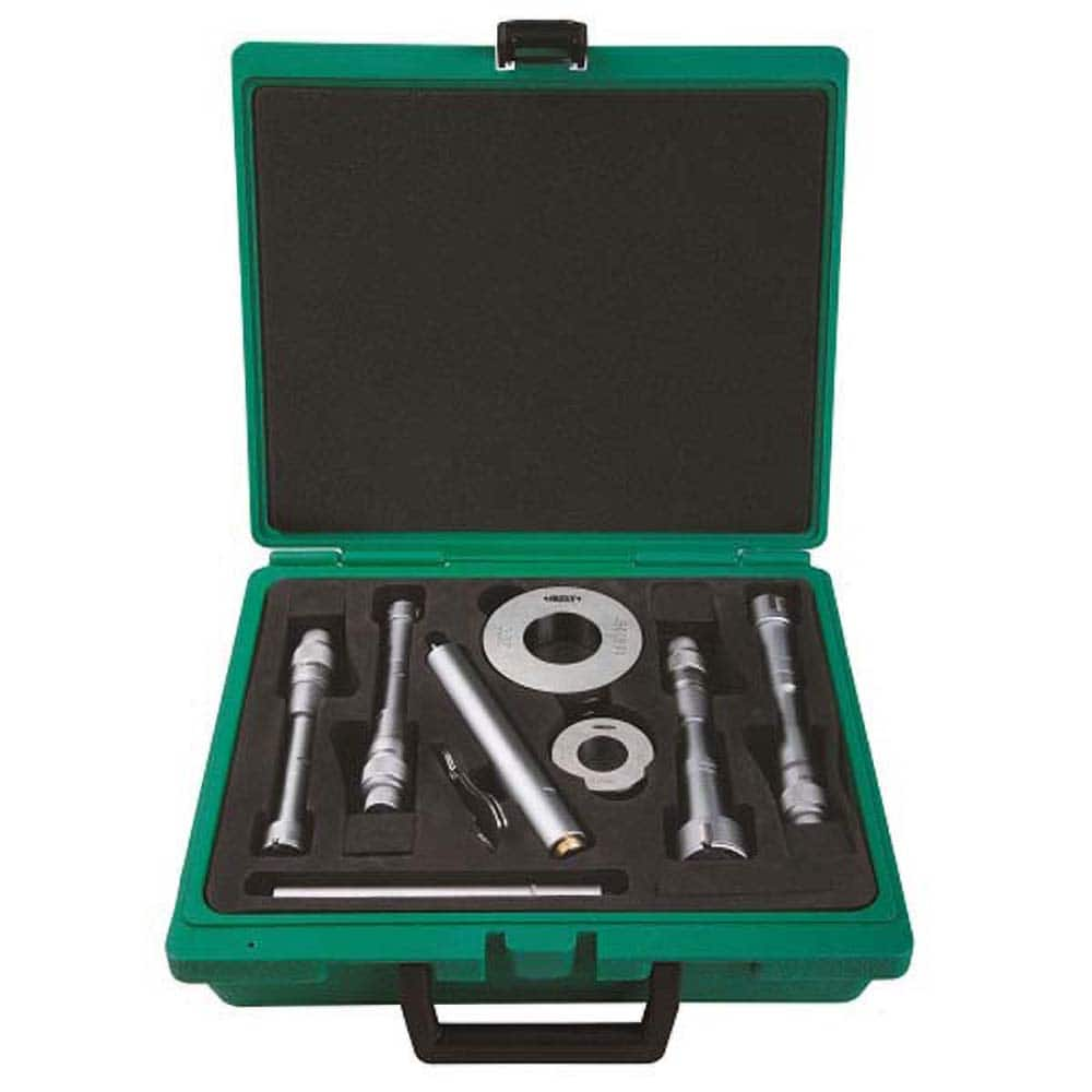 Insize USA LLC - Mechanical Inside Micrometers; Type: Inside ; Minimum Measurement (Decimal Inch): 2.0000 ; Maximum Measurement (Decimal Inch): 4.0000 ; Graduation (Decimal Inch): 0.0002 ; Graduation (mm): Feet/Inches ; Thimble Type: Ratchet Stop - Exact Industrial Supply