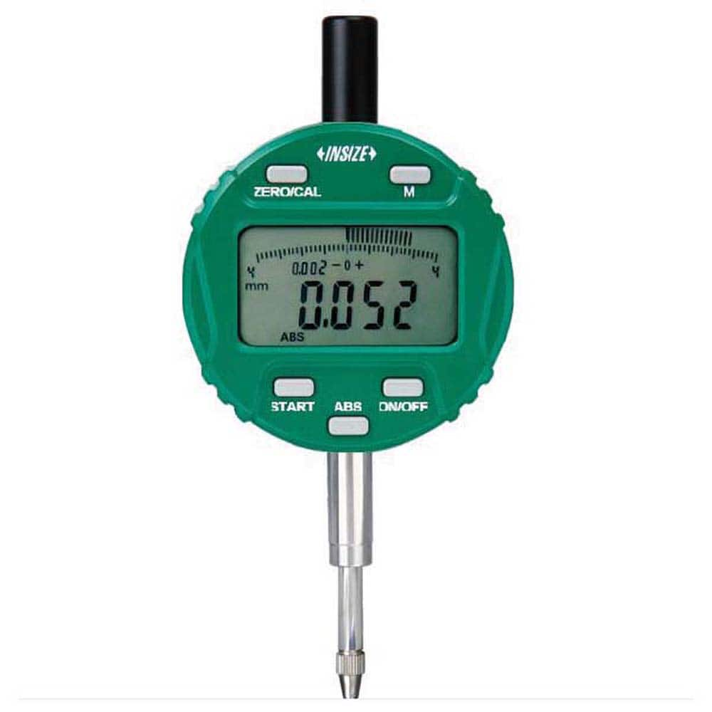 Insize USA LLC - Electronic Drop Indicators; Minimum Measurement (Decimal Inch): 0 ; Minimum Measurement (Inch): 0 ; Minimum Measurement (mm): 0 ; Maximum Measurement (mm): 12.70 ; Maximum Measurement (Decimal Inch): 0.5000 ; Resolution (Decimal Inch): 0 - Exact Industrial Supply