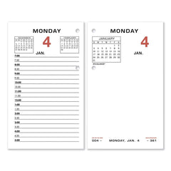 AT-A-GLANCE - Note Pads, Writing Pads & Notebooks Writing Pads & Notebook Type: Desk Calendar Refill Size: 3-1/2 x 6 - Caliber Tooling