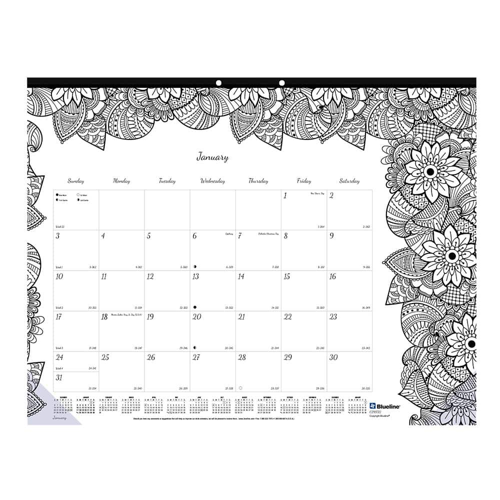 Blueline - Note Pads, Writing Pads & Notebooks Writing Pads & Notebook Type: Desk Pad Size: 22 x 17 - Caliber Tooling