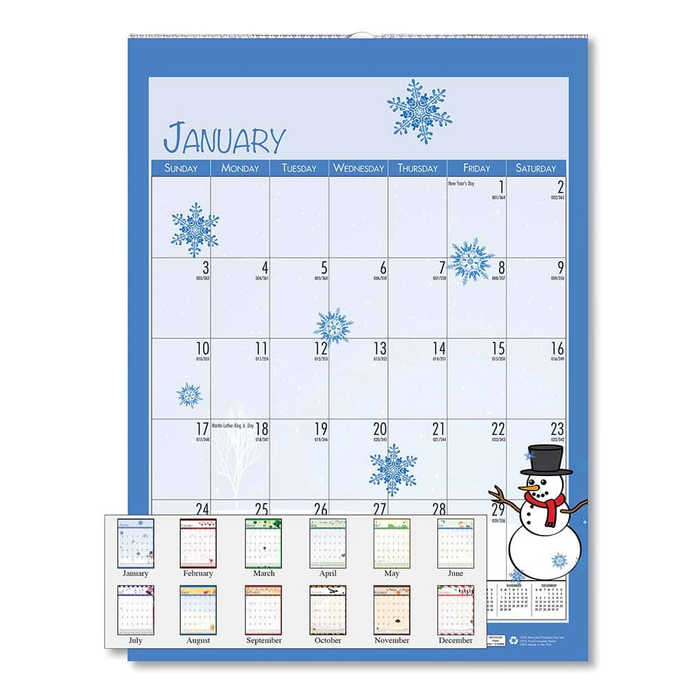 House of Doolittle - Note Pads, Writing Pads & Notebooks Writing Pads & Notebook Type: Wall Calendar Size: 12 x 16-1/2 - Caliber Tooling