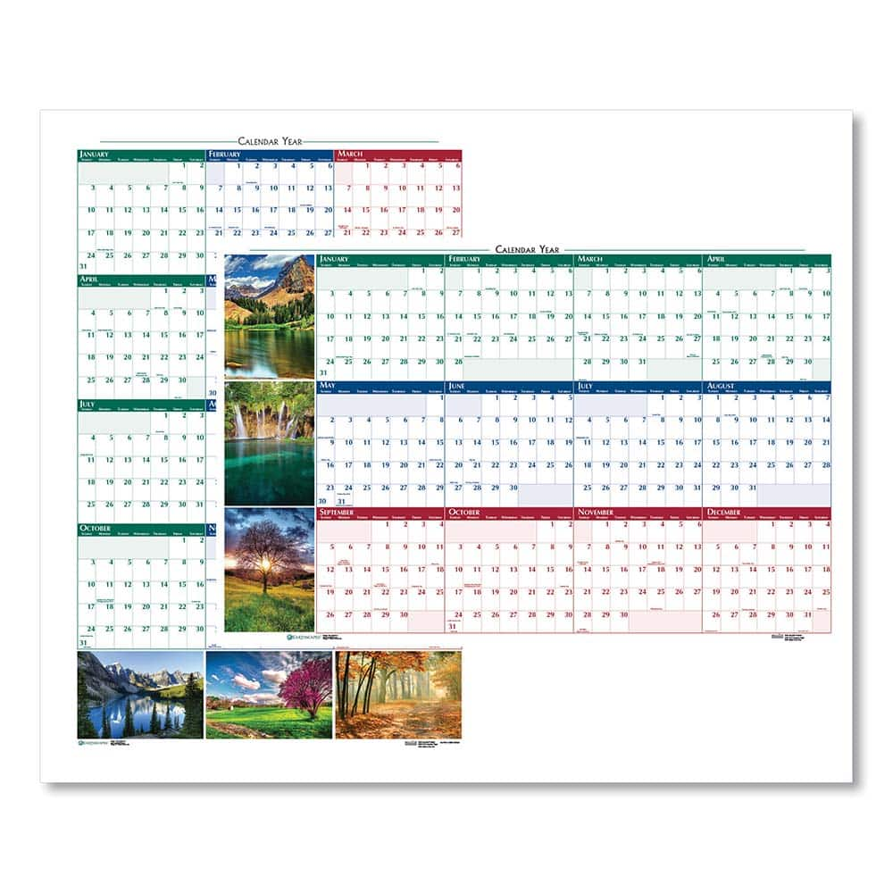 House of Doolittle - Note Pads, Writing Pads & Notebooks Writing Pads & Notebook Type: Wall Calendar Size: 32 x 48 - Caliber Tooling