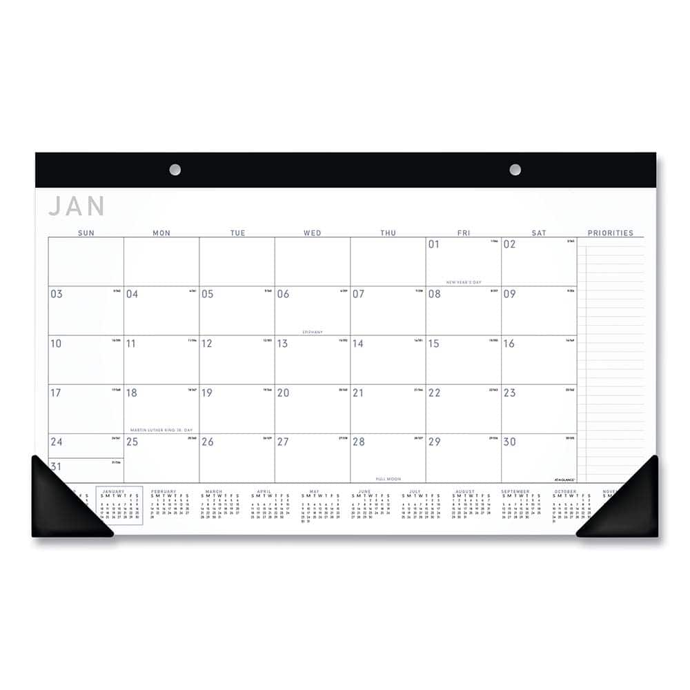 AT-A-GLANCE - Note Pads, Writing Pads & Notebooks Writing Pads & Notebook Type: Desk Pad Size: 18 x 11 - Caliber Tooling