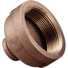 Merit Brass - Brass & Chrome Pipe Fittings Type: Reducing Coupling Fitting Size: 1-1/4 x 1/2 - Caliber Tooling