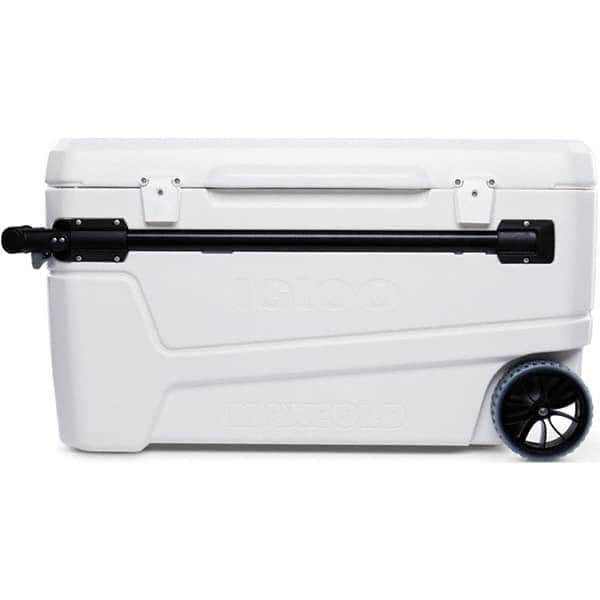 Igloo - Portable Coolers Type: Ice Chest w/Wheels Volume Capacity: 110 Qt - Caliber Tooling