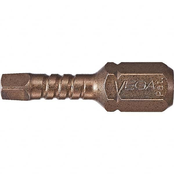 VEGA Industries - 3" Square 2" OAL S2 Steel Impact Rated Square Bit - Caliber Tooling