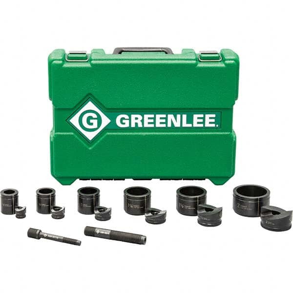 Greenlee - Punch & Driver Kits Tool Type: Knockout Set Punch Shape: Round - Caliber Tooling