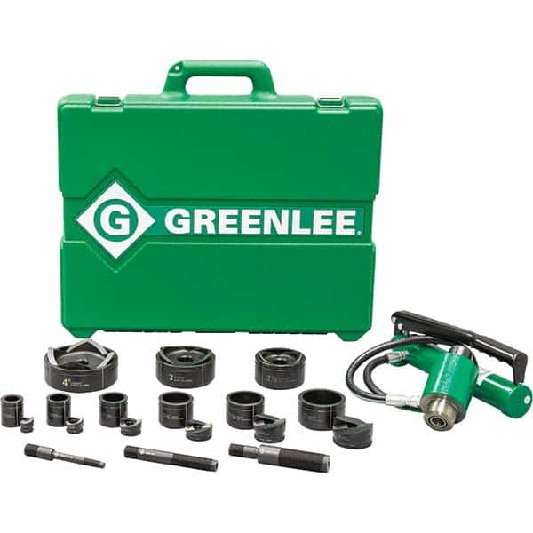 Greenlee - Punch & Driver Kits Tool Type: Knockout Set Punch Shape: Round - Caliber Tooling