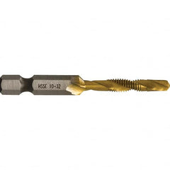 Greenlee - Combination Drill & Tap Sets Minimum Thread Size (Inch): #10-32 Maximum Thread Size (mm): M5x0.80 - Caliber Tooling