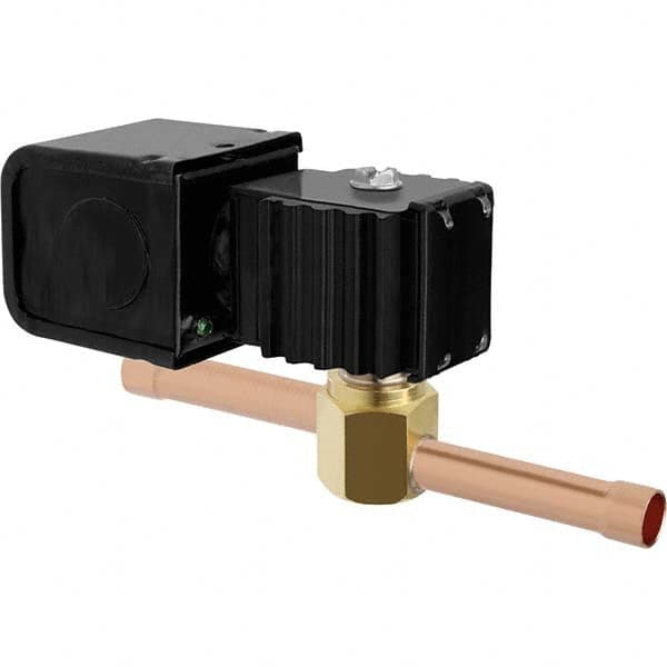 Parker - 1/4" Port Brass Solenoid Solenoid Valve - Caliber Tooling