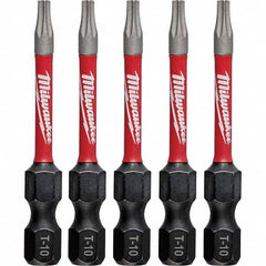 Milwaukee Tool - 1/4" Hex T10 Torx Impact Ready Bit - Caliber Tooling