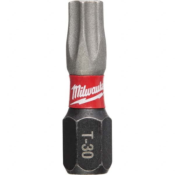 Milwaukee Tool - 1/4" Hex T30 Torx Impact Ready Bit - Caliber Tooling