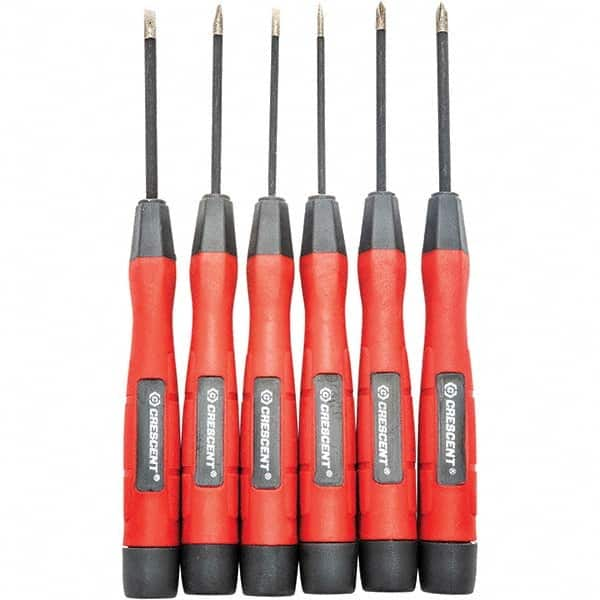 Crescent - Screwdriver Sets Screwdriver Types Included: Phillips; Slotted Number of Pieces: 6 - Caliber Tooling