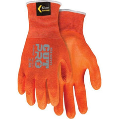 MCR Safety - Size XL, ANSI Cut Lvl A4, Polyurethane Coated Cut Resistant Gloves - Caliber Tooling