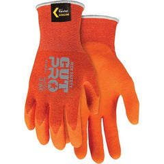 MCR Safety - Size M, ANSI Cut Lvl A4, Puncture Lvl 4, Abrasion Lvl 4, Latex Coated Cut Resistant Gloves - Caliber Tooling