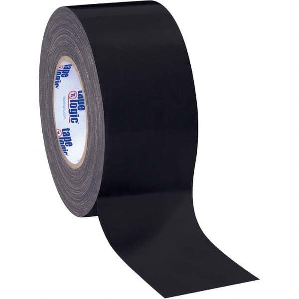 Tape Logic - Pack of (3) 60 Yd Rolls 3" x 10 mil Black Rubber Duct Tape - Caliber Tooling