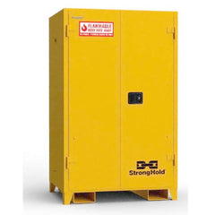 Strong Hold - Safety Cabinets Hazardous Chemical Type: Flammable and Combustible Liquids Color: Yellow - Caliber Tooling