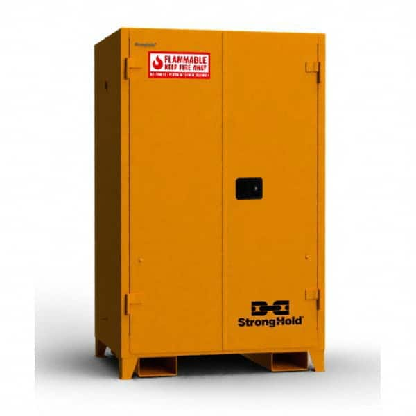 Strong Hold - Safety Cabinets Hazardous Chemical Type: Flammable and Combustible Liquids Color: Yellow - Caliber Tooling