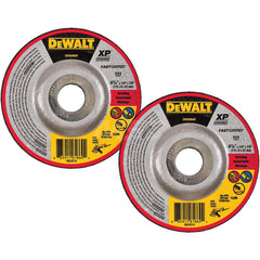 Depressed Center Wheel: Type 27, 4-1/2″ Dia, 1/4″ Thick, Ceramic 24 Grit, Resinoid, 13,300 Max RPM