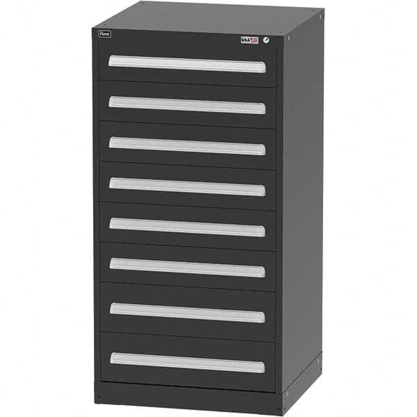 Vidmar - 8 Drawer Black Steel Modular Storage Cabinet - Caliber Tooling