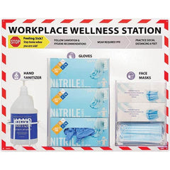 NMC - PPE Dispensers Type: Wellness Station Mount: Table/Wall - Caliber Tooling