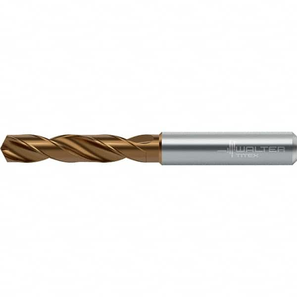 Walter-Titex - 13.4mm 140° Spiral Flute Solid Carbide Screw Machine Drill Bit - Caliber Tooling