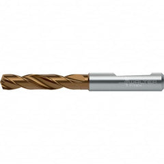 Walter-Titex - 14.8mm 140° Spiral Flute Solid Carbide Screw Machine Drill Bit - Caliber Tooling